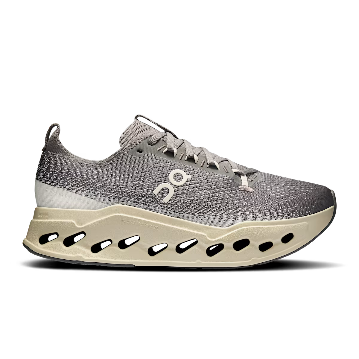 Running Cloudsurfer Max — Asphalt Ice